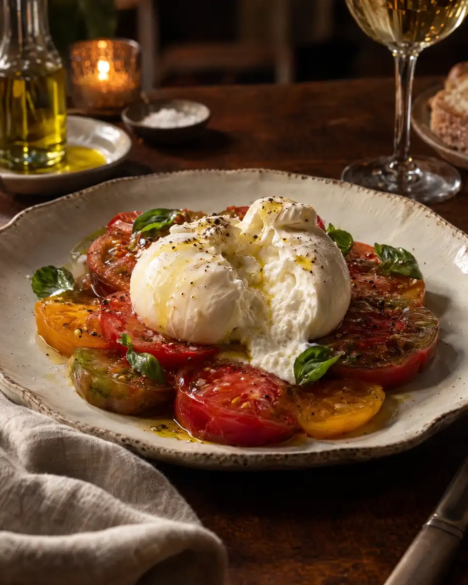 Burrata & Heritage Tomato
